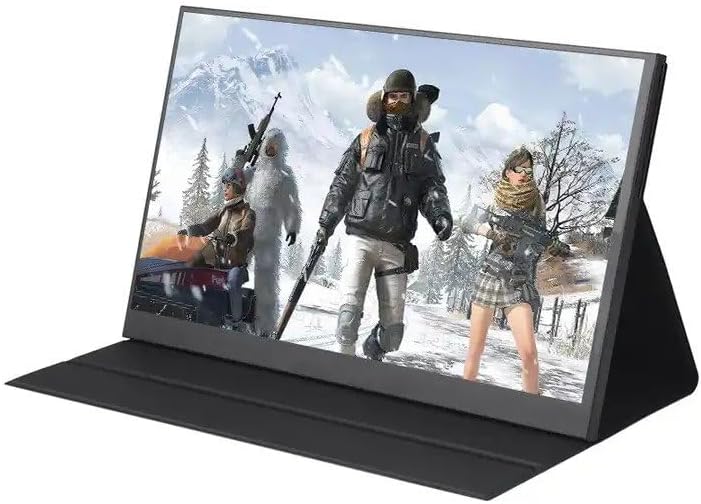 15.6" FHD Portable Monitor with HDMI, USB-C, Built-in Speaker, Protective Case - ThunderB Store