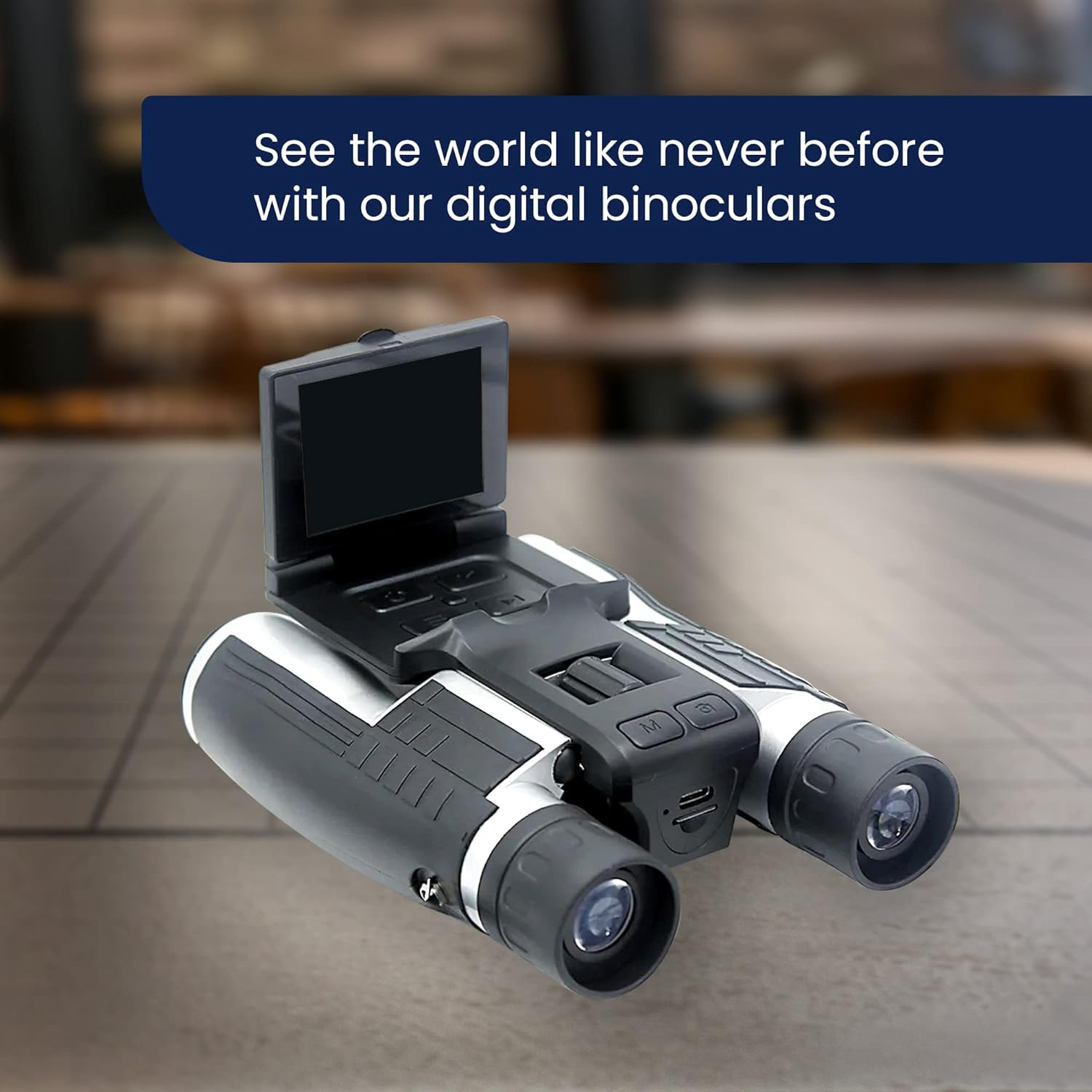 High Powered Binoculars 12 x 32 with Dual Digital Camera & Video Recording – Thunderb Store