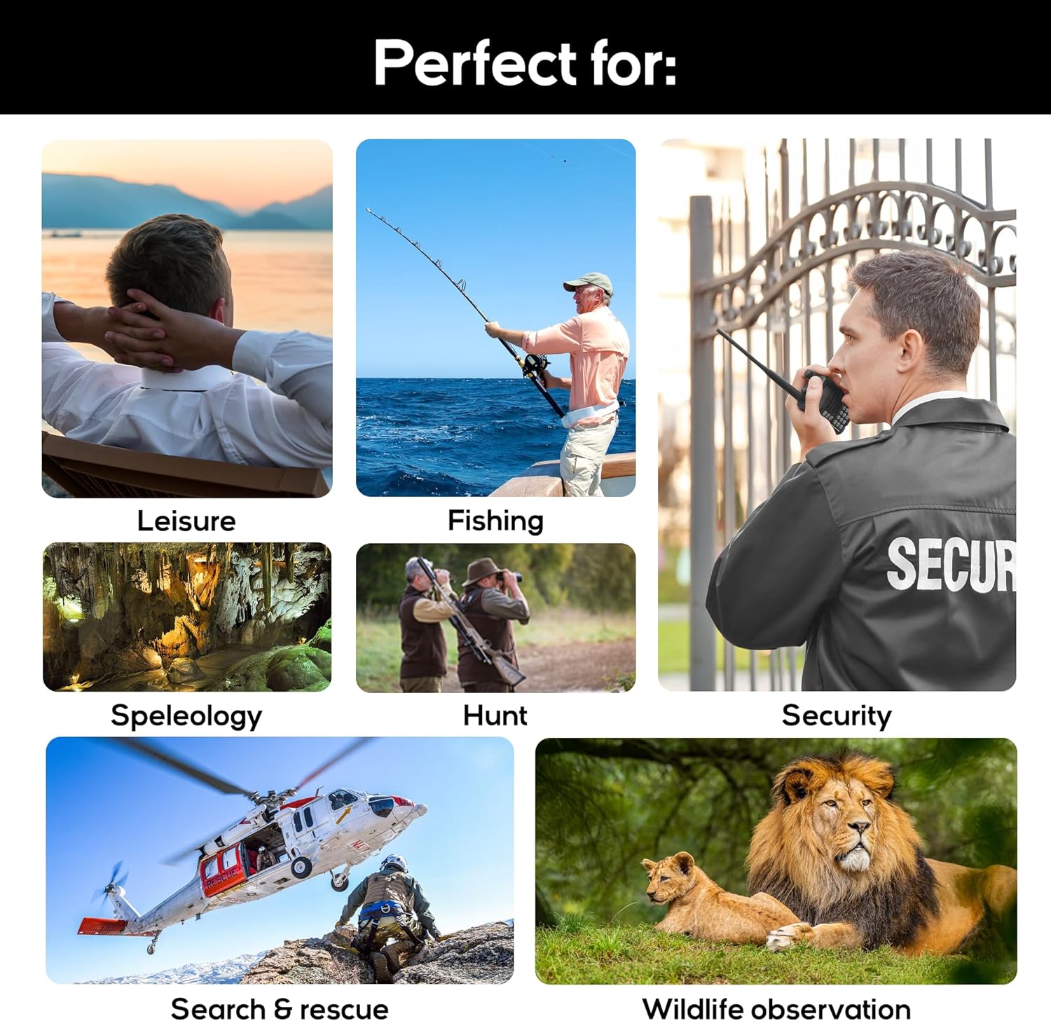 Night Vision Goggles - Powerful Digital Binoculars for Adult, Hunting, Bird Watching, Football Games, Stargazing, Camping, Concerts & Low Light Situation - Rechargeable & Large Viewing Screen - Thunerb Store