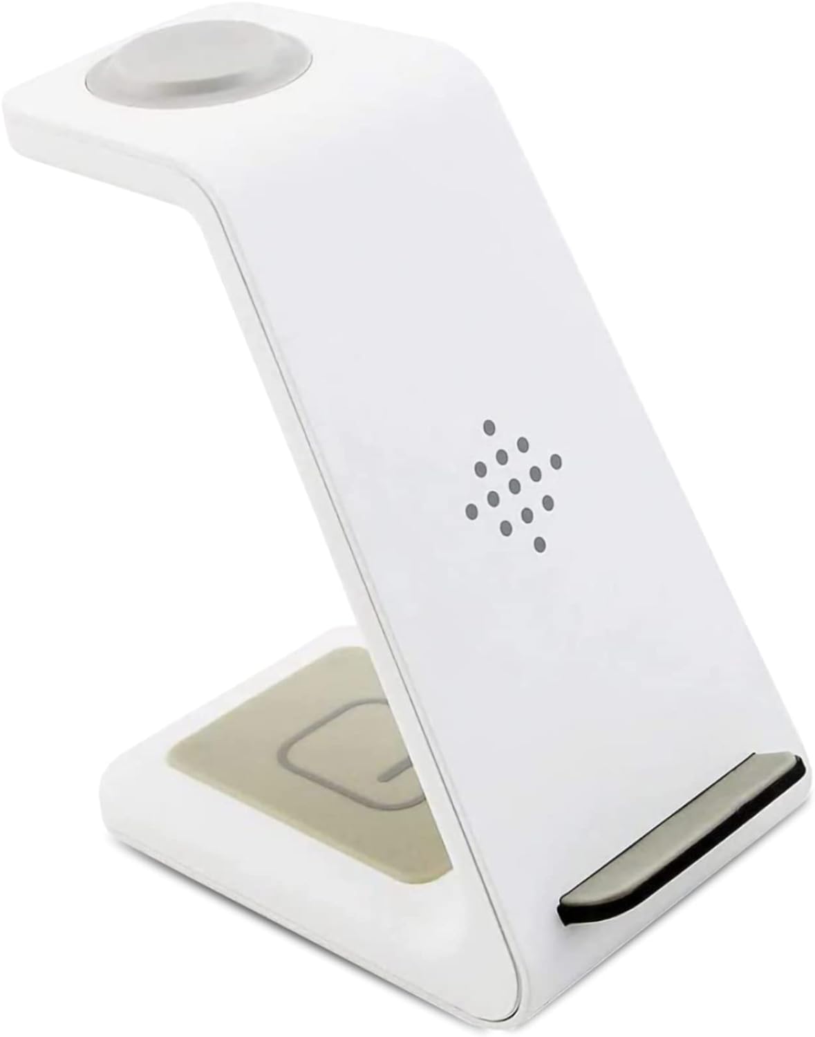 Fast Wireless Charger Station for Samsung, Android, Watch, and buds (White) - Thunderb Store