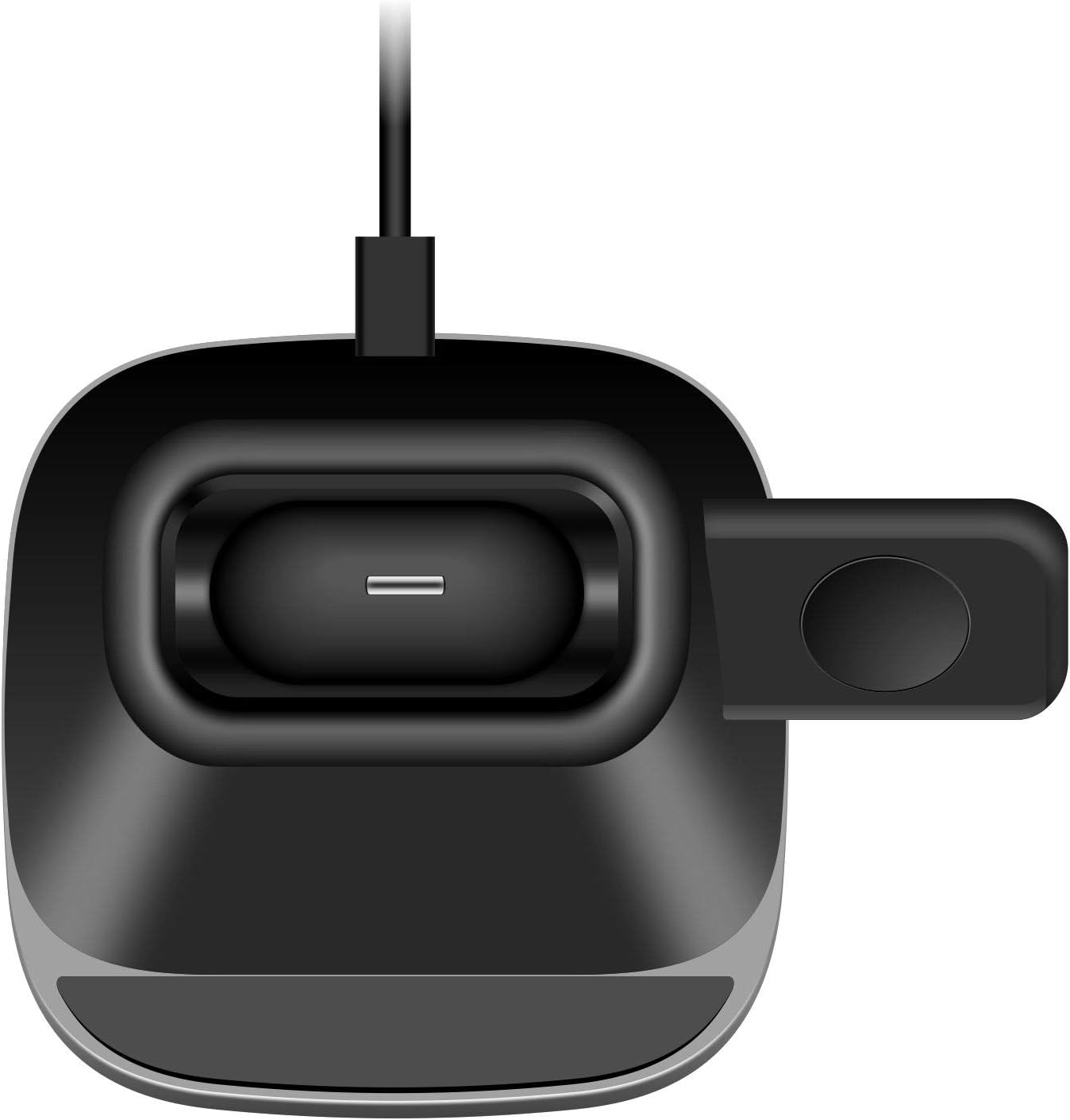 Thunderb Wireless Charger Station for iPhone, Apple Watch, and Airpods 1 & 2 (Black) - Thunderb Store