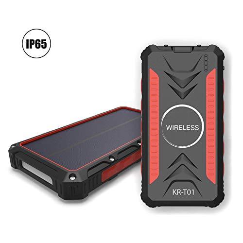 20000mAh Power Bank with Solar Panel Charging - Thunderb Store