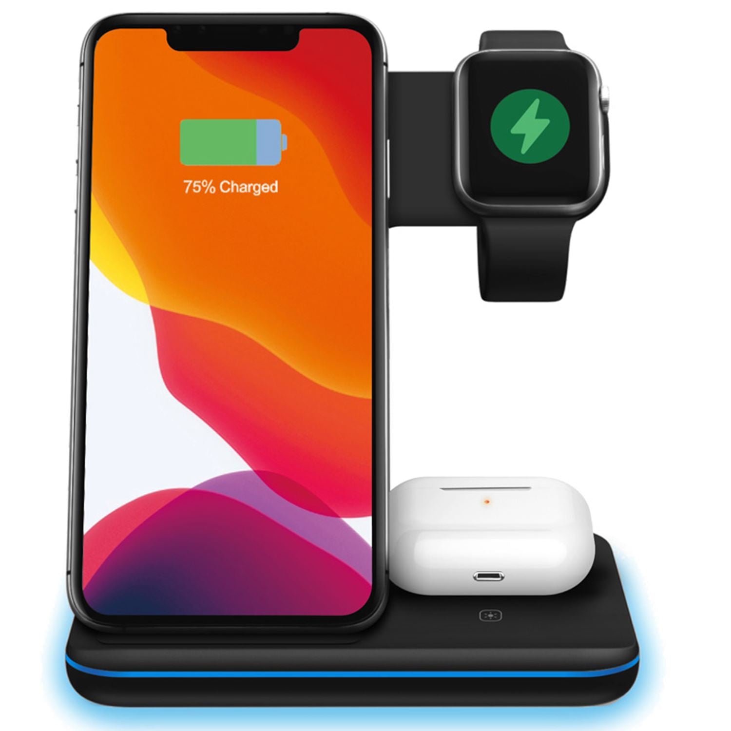 Thunderb 3 in1 Wireless Charging Station for Phone, Smart Watch and Airpods - Thunderb Store