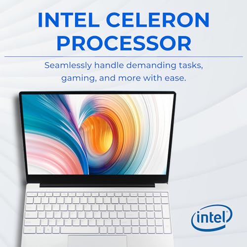 Refurbished A+ Laptop 15.6" for School, Business, and Gaming with Fast Quad Core Intel (2.7GHz), 8GB RAM, 128GB SSD Storage, Backlit keyboard, HDMI, Camera, Bluetooth, HD Speakers, Fast USB 3.0, Windows 11 Pro