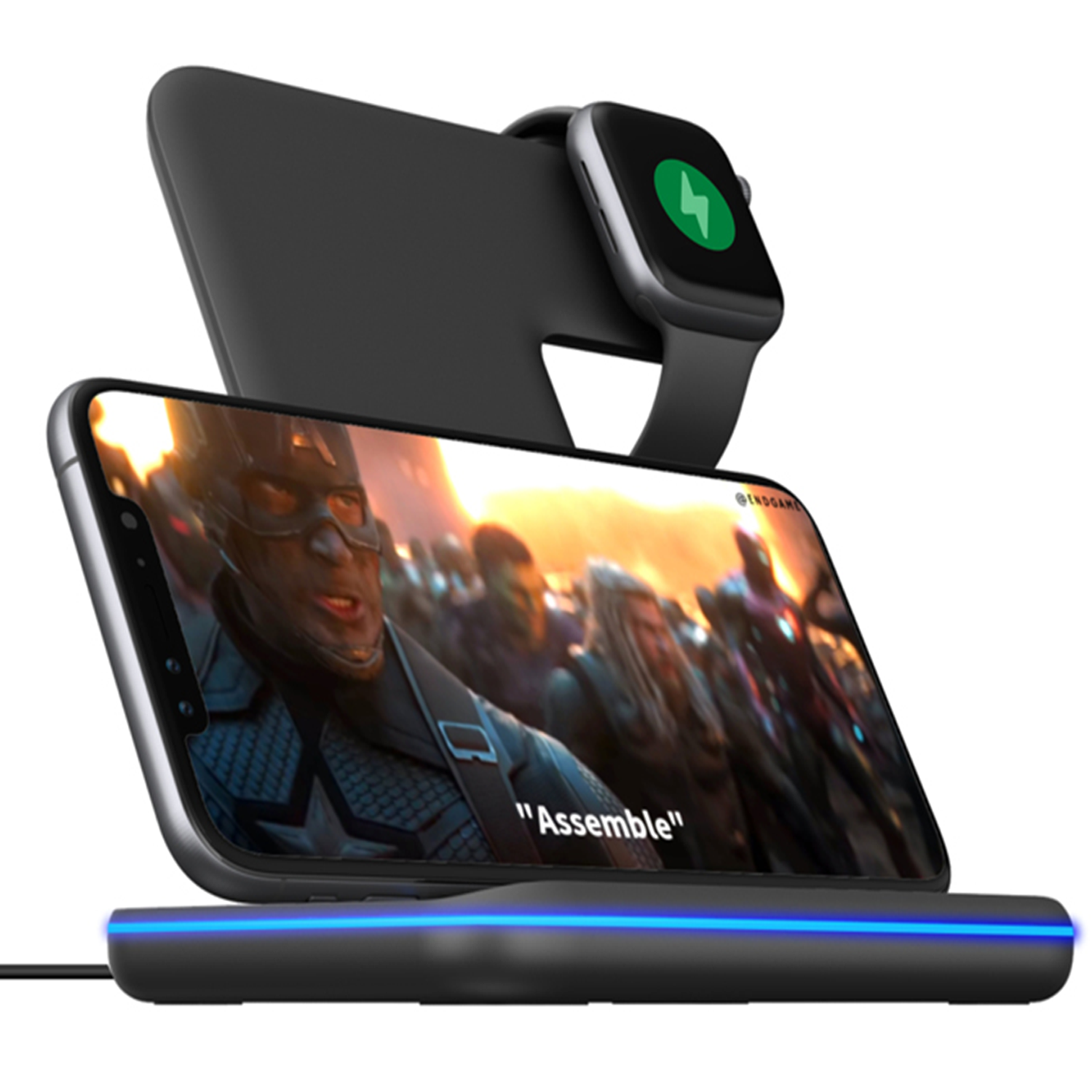 Thunderb 3 in1 Wireless Charging Station for Phone, Smart Watch and Airpods - Thunderb Store