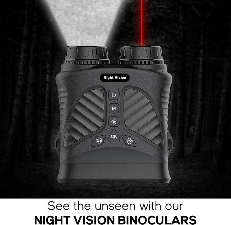 Night Vision Goggles - Powerful Digital Binoculars for Adult, Hunting, Bird Watching, Football Games, Stargazing, Camping, Concerts & Low Light Situation - Rechargeable & Large Viewing Screen - Thunerb Store