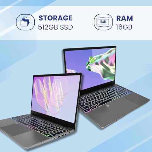 Laptop 15.6" for Gaming, School, and Business w/Fast Quad Core Intel i5 (4.20GHz) 16GB RAM, 512GB SSD - Thunderb Store