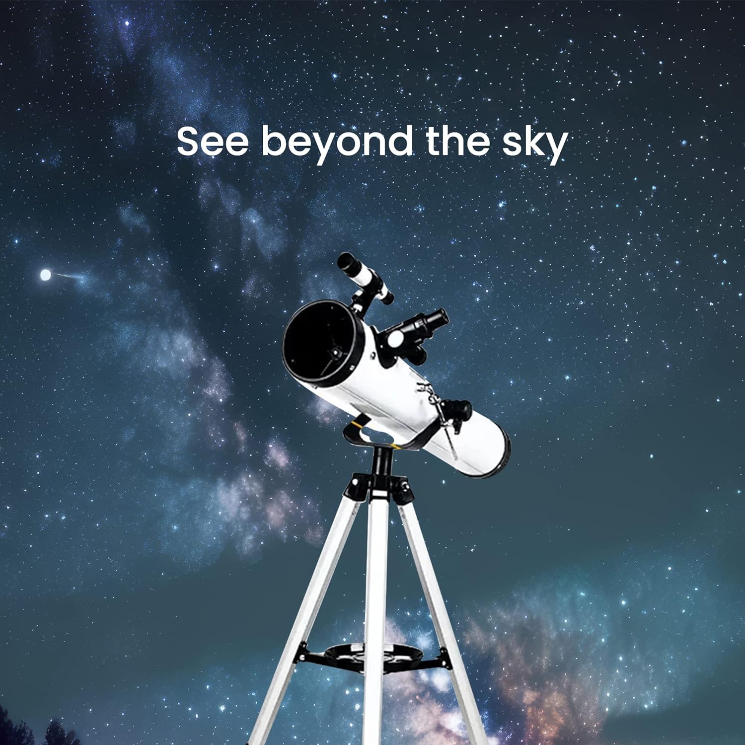 Monocular Telescope for Adults, Kids, Beginners - Portable Telescopes for Stargazing & Astronomy - High Definition Telescope with 114mm Aperture and 700mm Focal Length - Thunderb Store